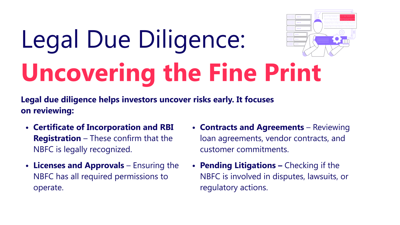 Due Diligence for NBFC Takeover
