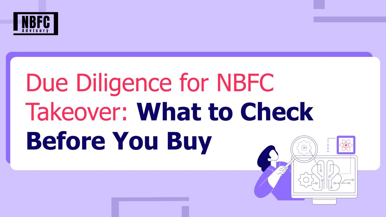 Due Diligence for NBFC Takeover