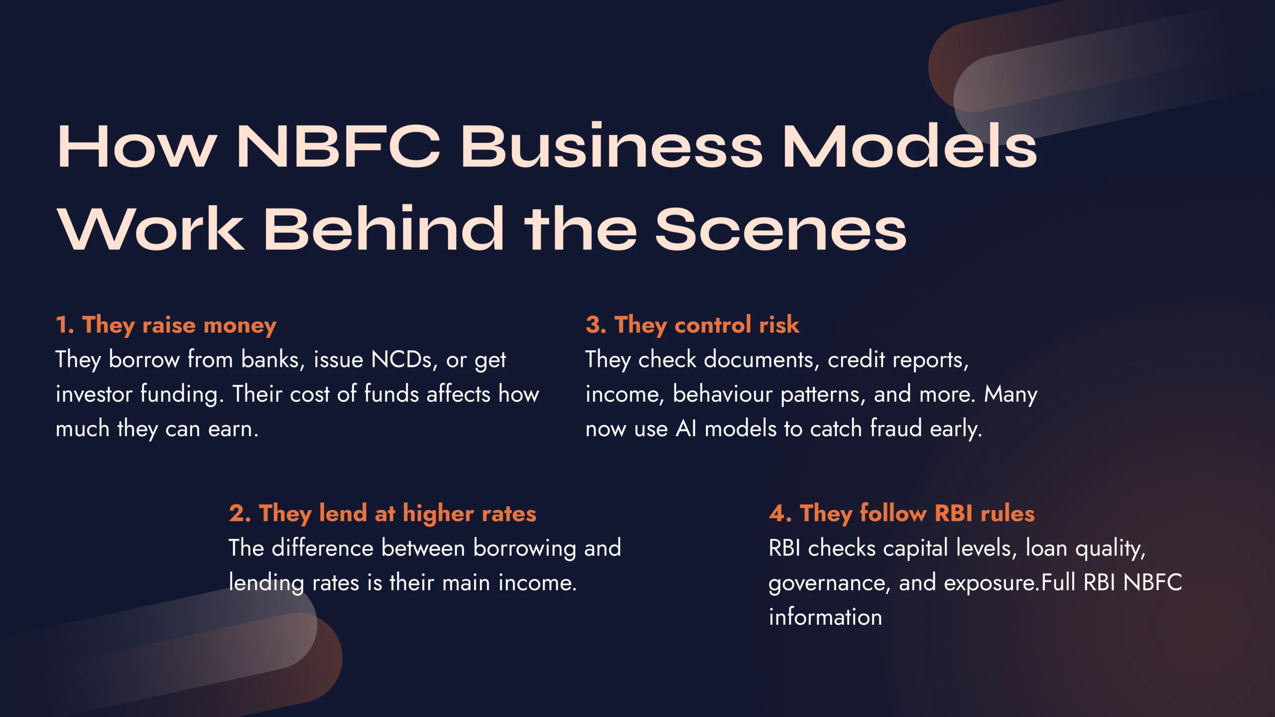 NBFC Business Models - NBFC Advisory NBFC Business Models - NBFC Advisory