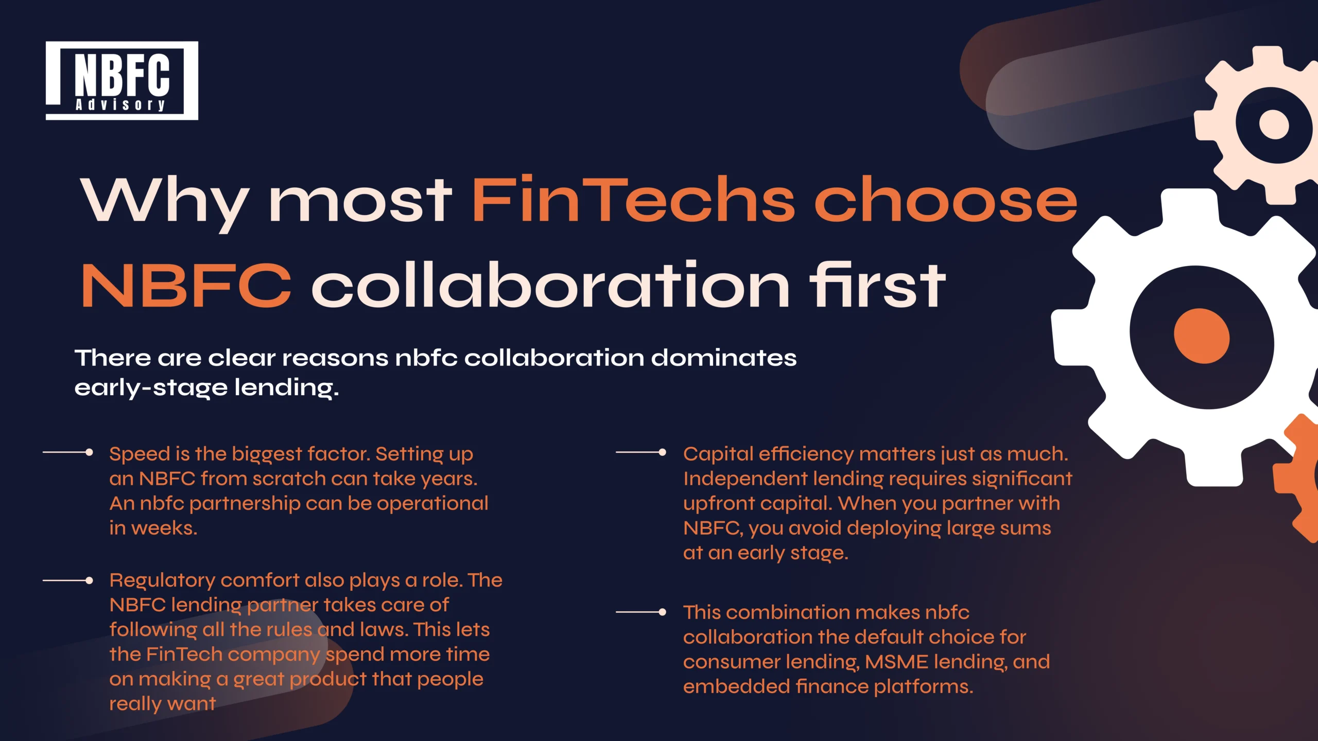 FinTechs - NBFC collaboration - NBFC Advisory FinTechs - NBFC collaboration - NBFC Advisory