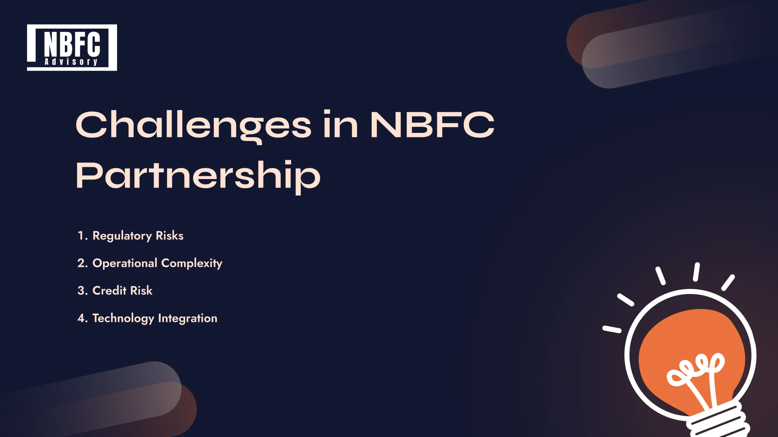 NBFC Partnership - NBFC Advisory NBFC Partnership - NBFC Advisory