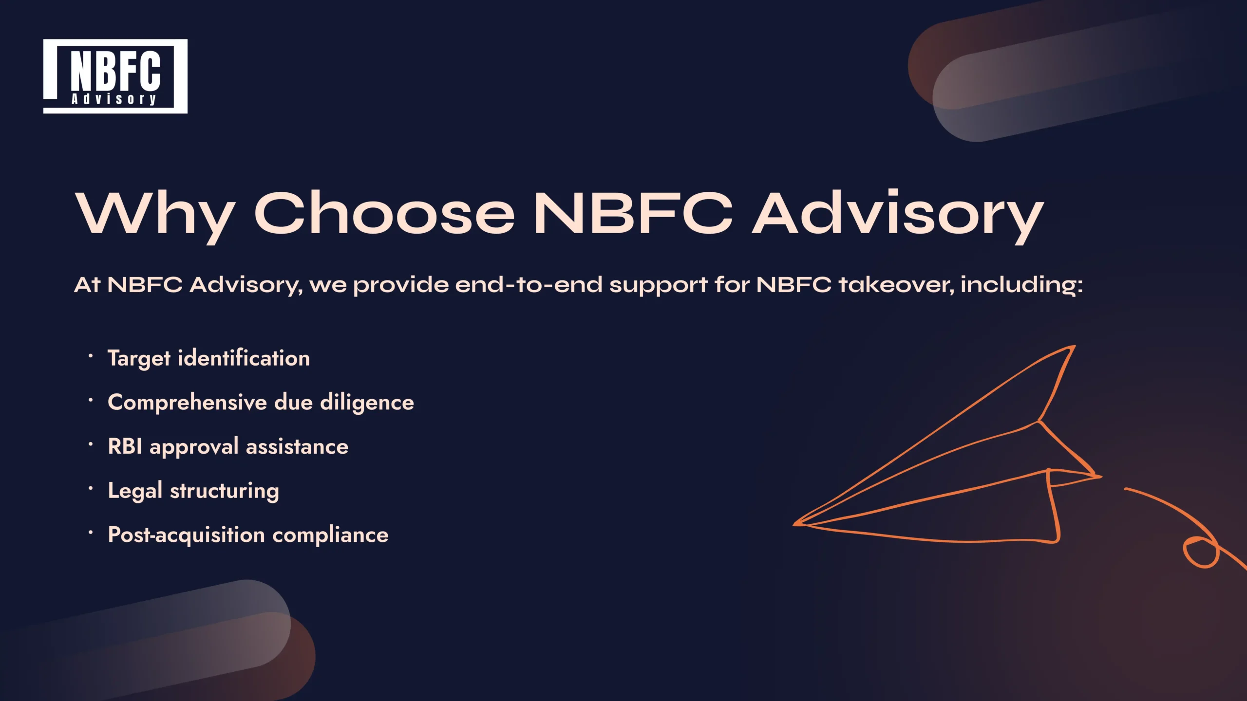 NBFC Takeover Procedure - NBFC Advisory NBFC Takeover Procedure - NBFC Advisory